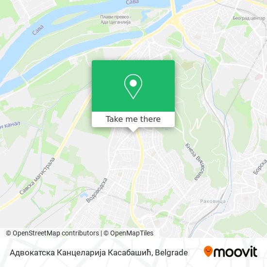 Адвокатска Канцеларија Касабашић map