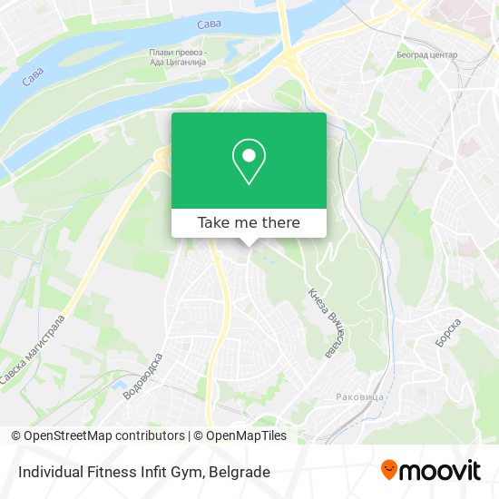 Individual Fitness Infit Gym map