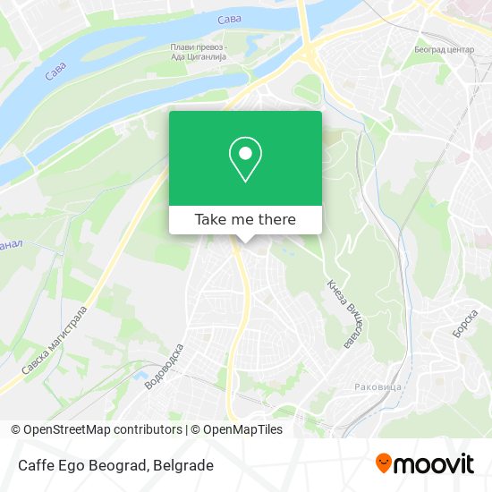 Caffe Ego Beograd map