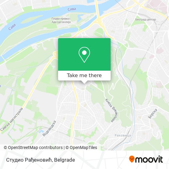 Студио Рађеновић map