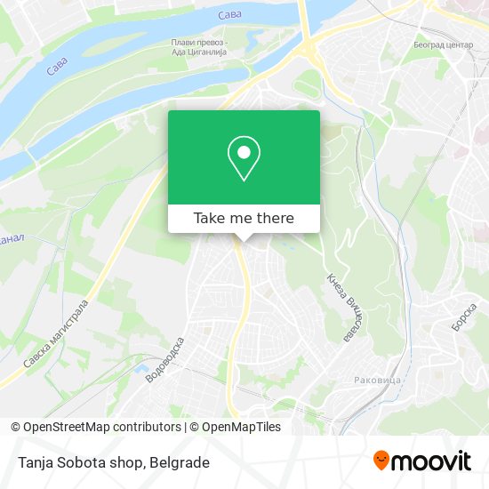 Tanja Sobota shop map