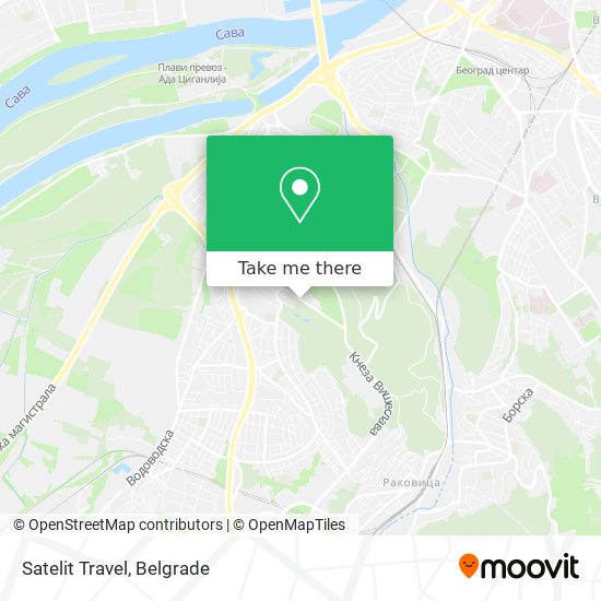 Satelit Travel map