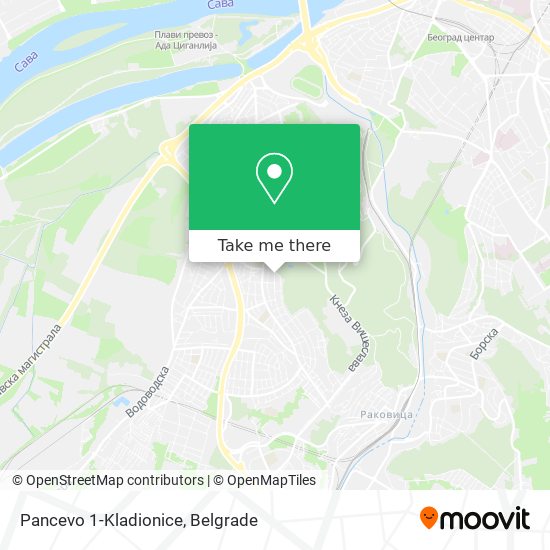 Pancevo 1-Kladionice map