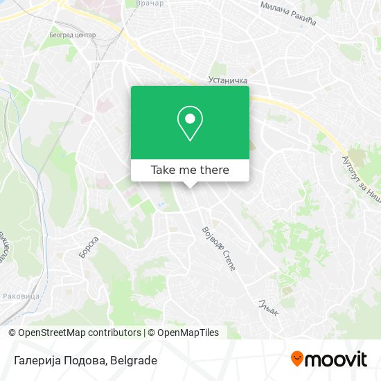 Галерија Подова map