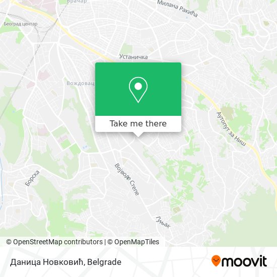 Даница Новковић map