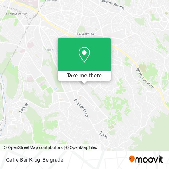Caffe Bar Krug map