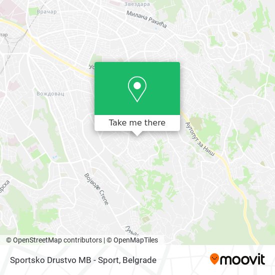 Sportsko Drustvo MB - Sport map