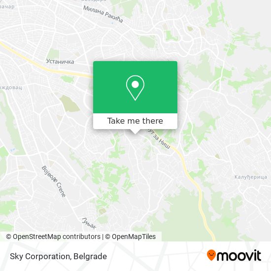 Sky Corporation map