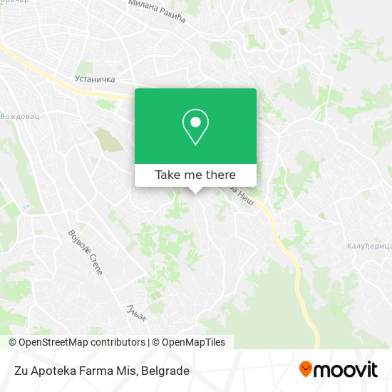 Zu Apoteka Farma Mis map