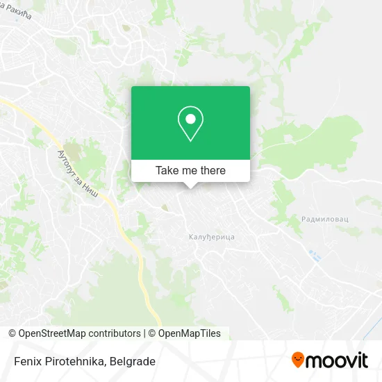 Fenix Pirotehnika map