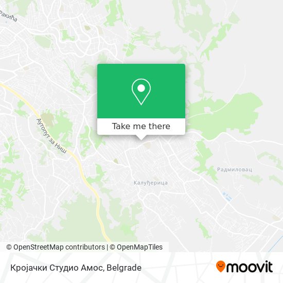 Кројачки Студио Амос map