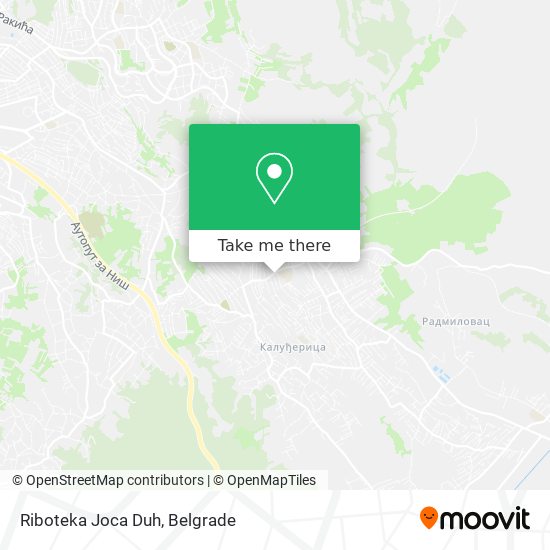 Riboteka Joca Duh map