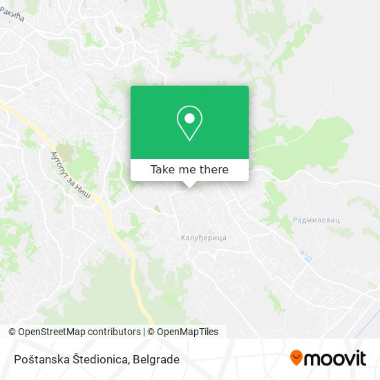 Poštanska Štedionica map