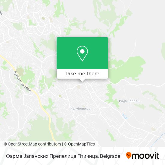 Фарма Јапанских Препелица Птичица map