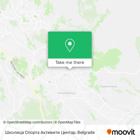 Школица Спорта Активити Центар map