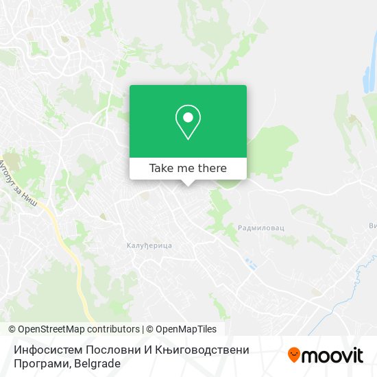 Инфосистем Пословни И Књиговодствени Програми map