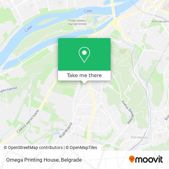 Omega Printing House map