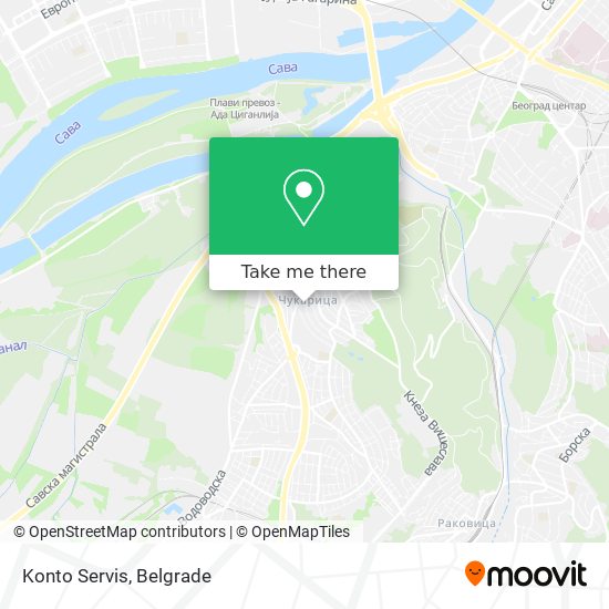 Konto Servis map