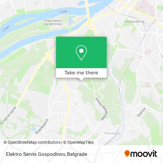 Elektro Servis Gospodinov map