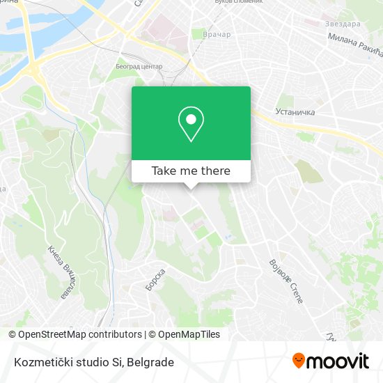 Kozmetički studio Si map