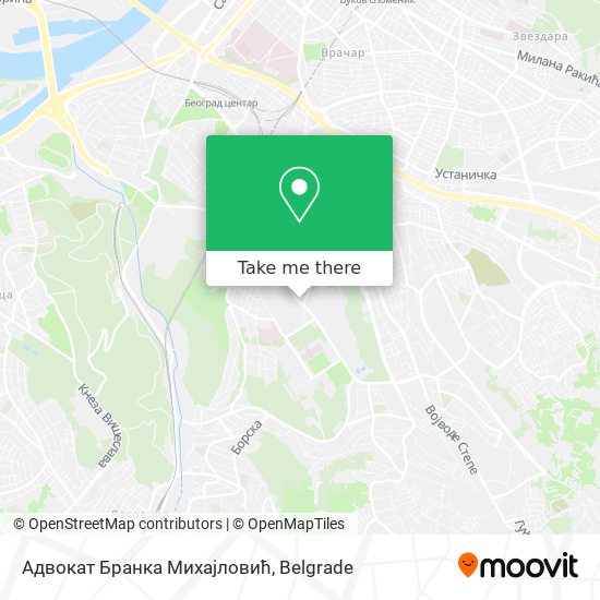 Адвокат Бранка Михајловић map