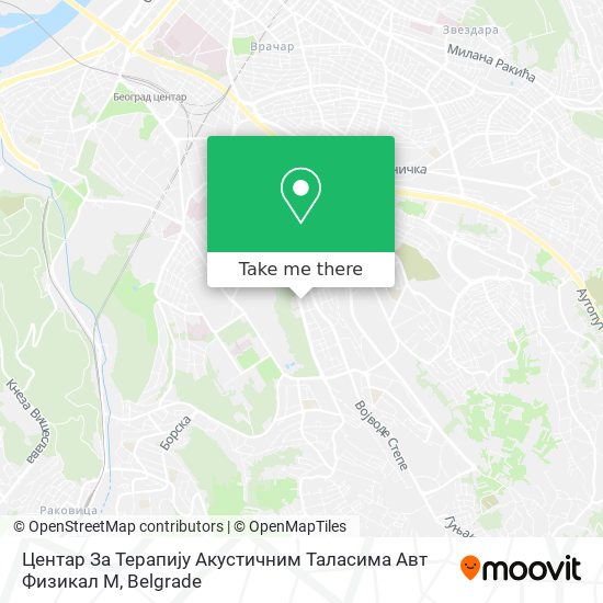 Центар За Терапију Акустичним Таласима Авт Физикал М map