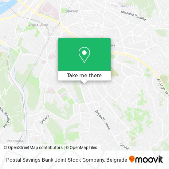 Postal Savings Bank Joint Stock Company map