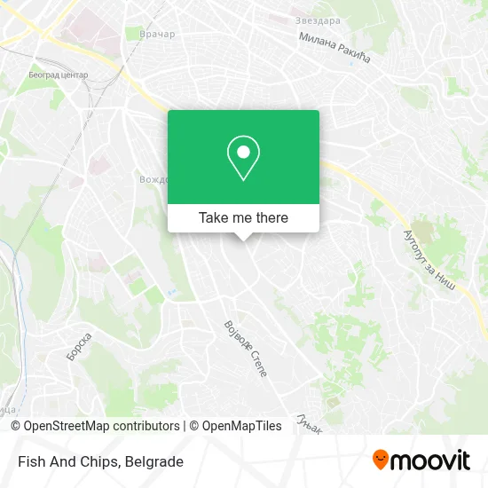 Fish And Chips map