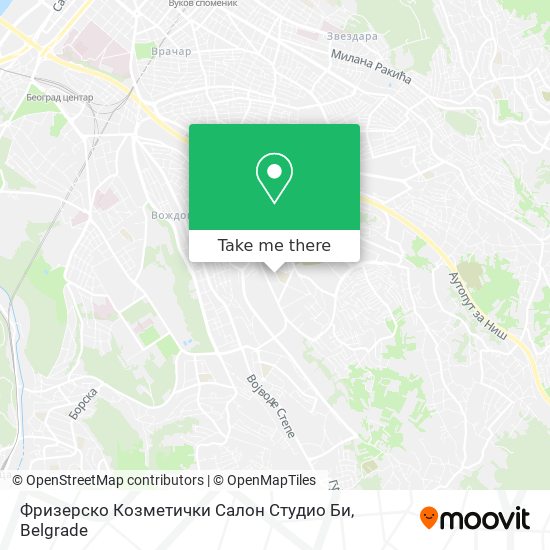 Фризерско Козметички Салон Студио Би map