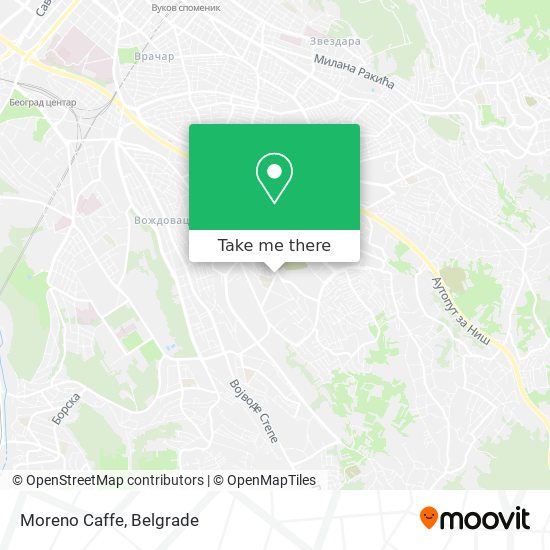 Moreno Caffe map