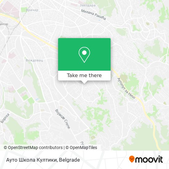 Ауто Школа Култики map