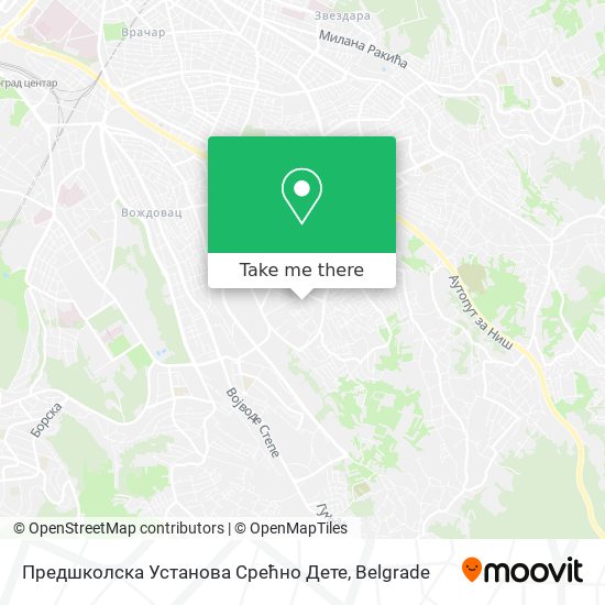 Предшколска Установа Срећно Дете map