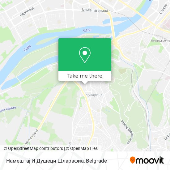 Намештај И Душеци Шларафиа map