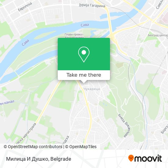 Милица И Душко map