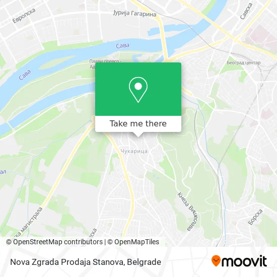 Nova Zgrada Prodaja Stanova map