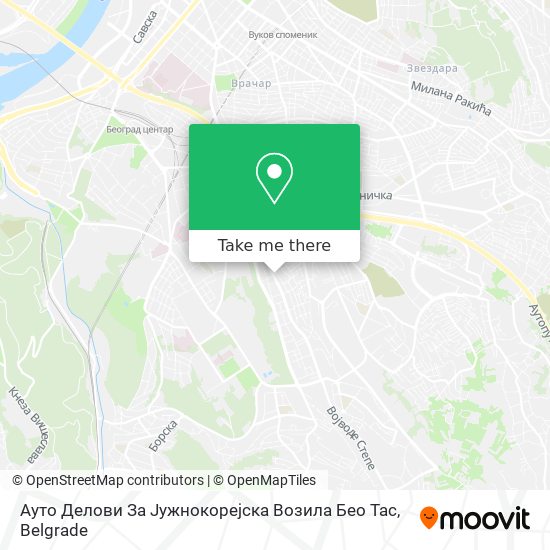 Ауто Делови За Јужнокорејска Возила Бео Тас map