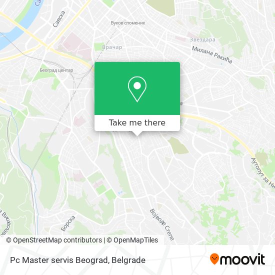 Pc Master servis Beograd map