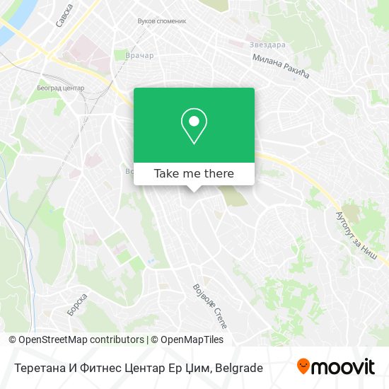 Теретана И Фитнес Центар Ер Џим map