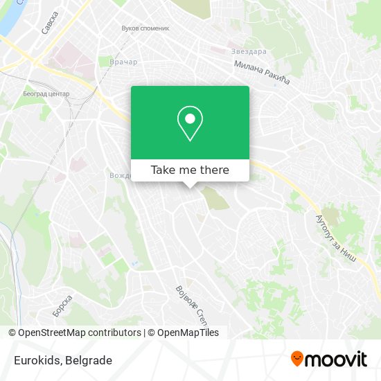 Eurokids map