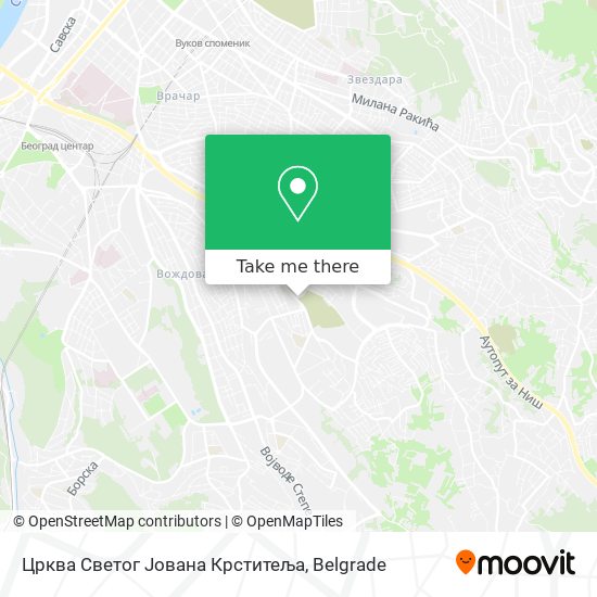 Црква Светог Јована Крститеља map