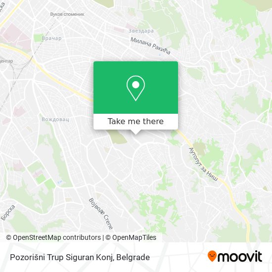 Pozorišni Trup Siguran Konj map