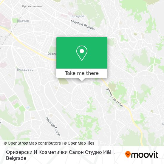 Фризерски И Козметички Салон Студио И&Н map