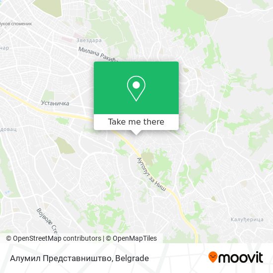 Алумил Представништво map