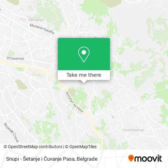 Snupi - Šetanje i Čuvanje Pasa map