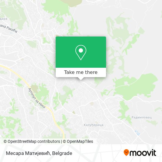 Месара Матијевић map