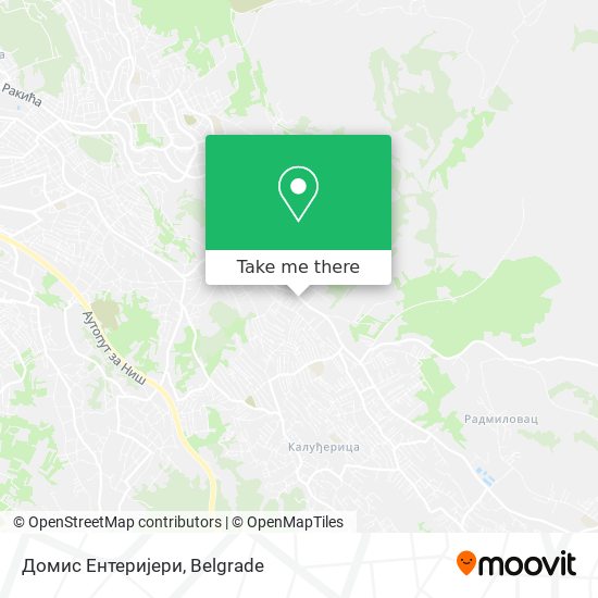 Домис Ентеријери map