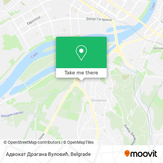 Адвокат Драгана Вуловић map