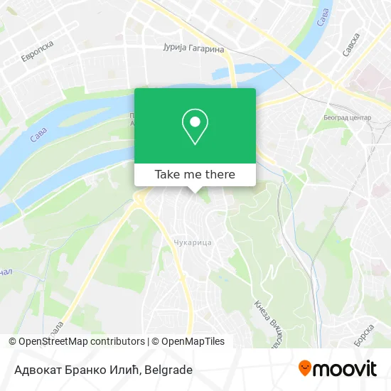 Адвокат Бранко Илић map