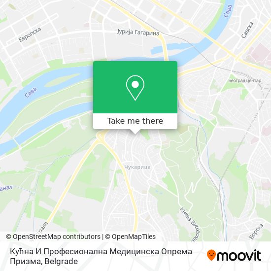 Кућна И Професионална Медицинска Опрема Призма map