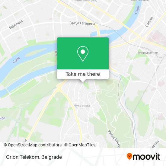 Orion Telekom map